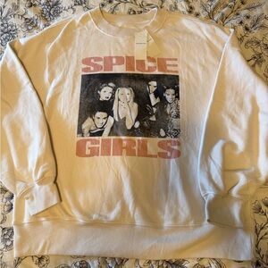 Abercrombie & Fitch Cream colored Spice Girls Graphic Sweater